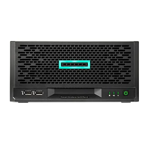 HPE ProLiant MicroServer Gen10 Plus V2 - Leistungsstarker Server mit Pentium Gold G6405 - Computerserver mit 16GB RAM, ideal für Dauerbetrieb und vielseitige Anwendungen in kleinen Unternehmen.