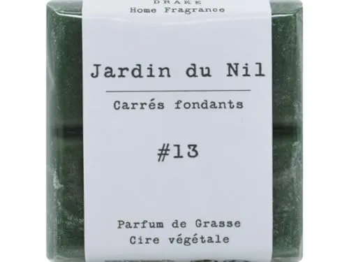 Duftzauber Tabs – Aroma-Schmelzlinge aus Duftwachs | Schmelztabletten für Duftlampen & Wachswärmer | Aromawachs für intensives Dufterlebnis (Quadrat, Nr.13 - JARDIN DU NIL)