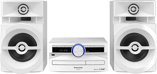 Panasonic SCUX102EW System Stereo Mini Hifi 300W BT DAB+ Aux Weiß