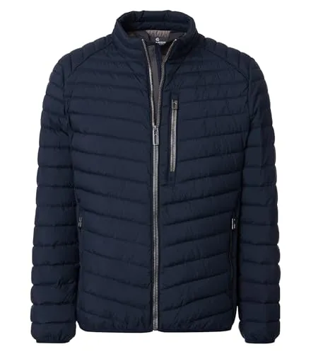 CASAMODA Steppjacke Herren, dunkelblau, Gr. M - Die CASAMODA Steppjacke vereint klassische Eleganz mit praktischen Funktionen. Ideal für Ausflüge und den Alltag, schützt sie vor Wind und Wetter und bietet mit mehreren Taschen viel Stauraum.