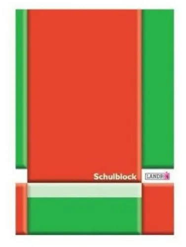 LANDRÉ Schulblock DIN A4 Lineatur 27 / liniert 50 Blatt