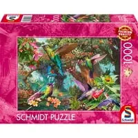 Farbenspiel der Kolibris, Puzzle 1000 Teile