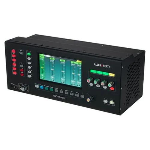 Allen & Heath SQ-Rack - 19-Zoll I/O-Rack mit 96 kHz Verarbeitung - Professionelles 19-Zoll-Rack mit 48 Eingangskanälen, 8 Effekt-Engines und benutzerfreundlichem 7-Zoll Touchscreen. Ideal für Live- und Studioanwendungen.