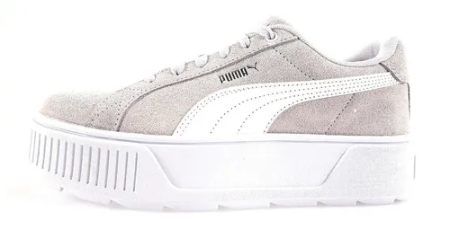 Puma Karmen Plateau Sneaker 3846140012 - Stylische Damen Sneaker in spring lavender-white-silver, mit 4 cm Plateau und SoftFoam Wechselfußbett für optimalen Komfort und perfekten Streetwear-Look.