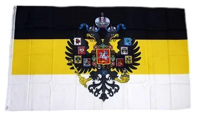 Fahne/Flagge Russland Romanov Wappen NEU 90 x 150 cm