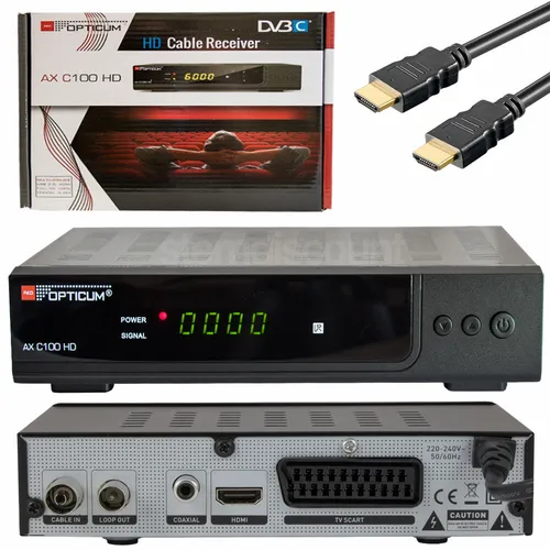 OPTICUM AX C100 HD Digital Kabel Receiver von OPTICUM
