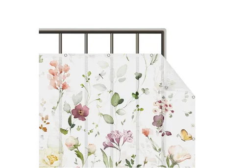 Bilderdepot24 Balkonsichtschutz Aquarell Blumen - Gestalte deinen Außenbereich mit unserem stilvollen Balkonsichtschutz im Aquarell-Blumen-Design! Der widerstandsfähige Sichtschutz schützt vor Wind und neugierigen Blicken und bringt Farbe in dein Zuhause. In verschiedenen Größen erhältlich.