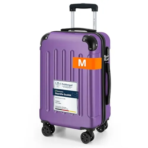 YONSLY Gepäck Suitcase Reisekoffer M