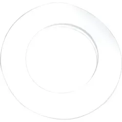 Rosette D100 aus PE, Weiß, für Rohre mit 60 und 100 mm Durchmesser