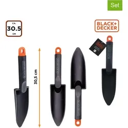 Black & Decker 2er-Set: Pflanzschaufeln in Schwarz - (H)30,5 cm