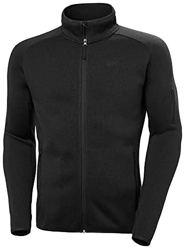 Helly Hansen Varde Fleece Jacket 2.0 - Fleecejacke XL schwarz - Funktionsjacke für Wanderungen, aus 100% Polyester für optimalen Komfort und Wärme. Ideal für Outdoor-Aktivitäten!