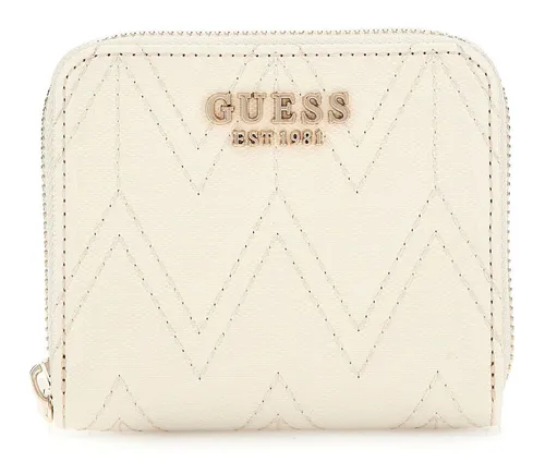 Guess Geldbörse SLG Small Zip Around Wallet in beige von GUESS