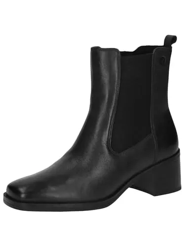 CAPRICE Damen Stiefeletten mit Absatz Elegant - Schwarz (Black Nappa), 40 EU - Wanderschuhe mit AIRMOTION Sohlentechnologie für optimale Zirkulation und Federung. Ideal für jeden Anlass, verbinden Stil und Komfort.