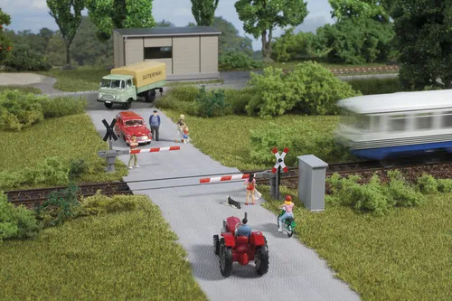 Auhagen 41625 Spur H0 - Bahnübergang- Halbschranke NEU und OVP