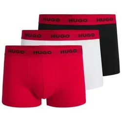 HUGO UNDERWEAR Trunk Triplet Pack M - Herrenunterhosen im praktischen 3er-Pack, aus weichem Jersey mit 95% Baumwolle und 5% Elasthan für optimalen Tragekomfort und perfekte Passform.