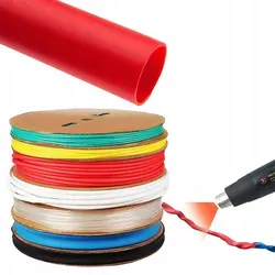 Roter Schrumpfschlauch 2,5 Mm 1 M