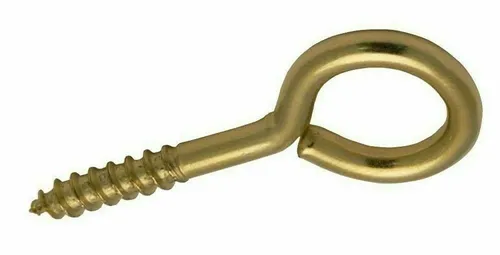 Ringschrauben Messing Blank 25x10 mm Ösenschraube Schraubhaken Ösen Öse