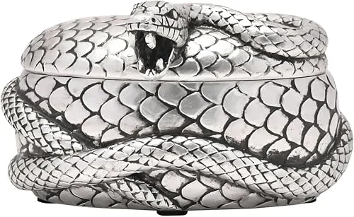 Widdop & Co. Harry Potter Dark Arts Schmuckkästchen, Nagini in silber von Widdop and Co