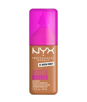 NYX Professional Makeup Make 'EM Wonder Soft Matte Flüssige Foundation 30 ml Nr. 25 - Warm Honey