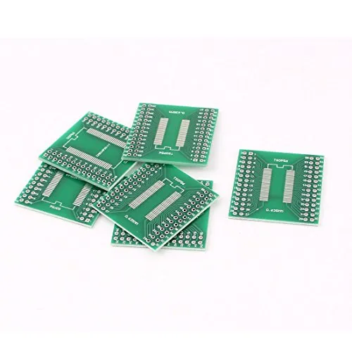 sourcing map 6stk 0,635 mm 0,8 mm SSOP 56 TSSOP 56 bis 2,54 mm DIP 56 Surface Mounted Devices IC PCB Adapter Buchse de
