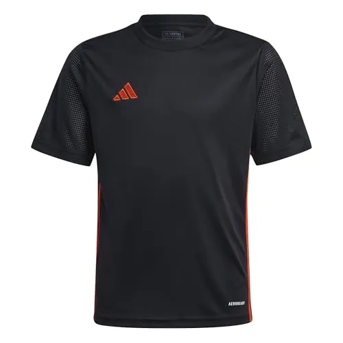 Adidas Unisex Kids TABELA 23 Jersey Youth, Black/Team orange, 15-16 Years