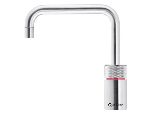 QUOOKER Nordic Square Single Tap mit COMBI Reservoir - Küchenarmatur mit 7 Jahren Garantie, bietet sofort 7 Liter kochendes Wasser und kombiniert sich perfekt mit jeder Mischbatterie für optimale Flexibilität.