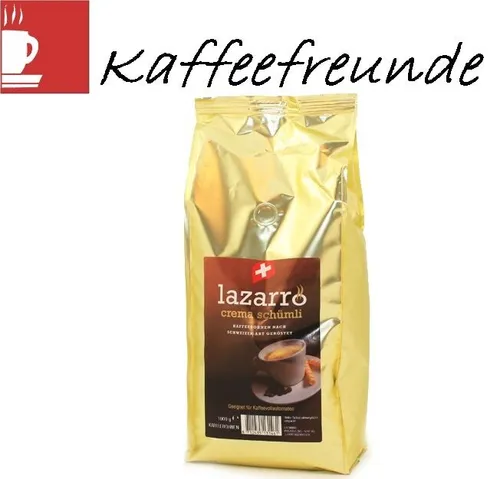 Produktbild Lazarro Crema Schümli Kaffeebohnen 8x1kg