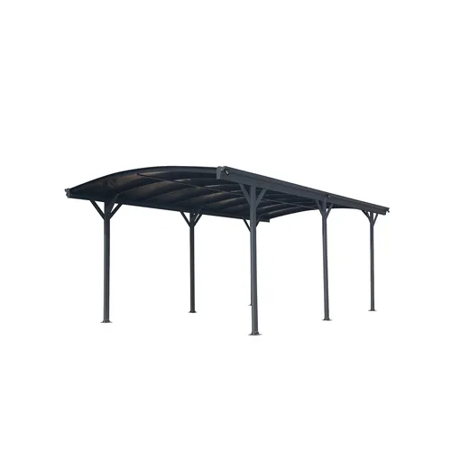 Westmann Aluminium-Carport Bergen, Anthrazit - Moderne Carports für optimalen Fahrzeugschutz: Der Westmann Aluminium-Carport Bergen vereint Stabilität und Eleganz und schützt Ihr Auto vor allen Wetterbedingungen.