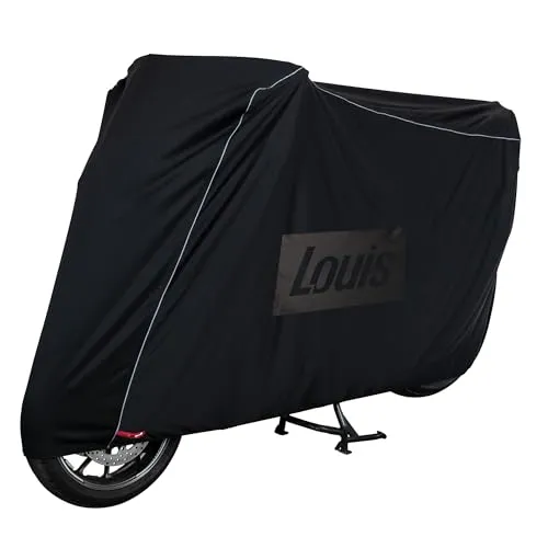 Louis Outdoor Abdeckhaube Soft Evo, Motorrad Abdeckplane Wasserdicht, Für Garage & Outdoor, UV-Schutz, Wetterfest, Faltbar, Abdeckung Für Motorrad, Fahrradabdeckung, Größe L