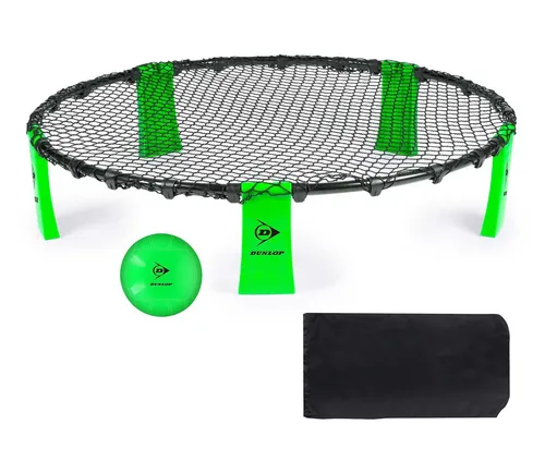 Dunlop Spyderball Spielset mit Ball und Zubehör - Kreatives Rasenspiel-Set mit Ball, Luftpumpe und stabilem Rahmen. Ideal für Kinder ab 3 Jahren, fördert die Bewegung und macht Spaß im Freien.