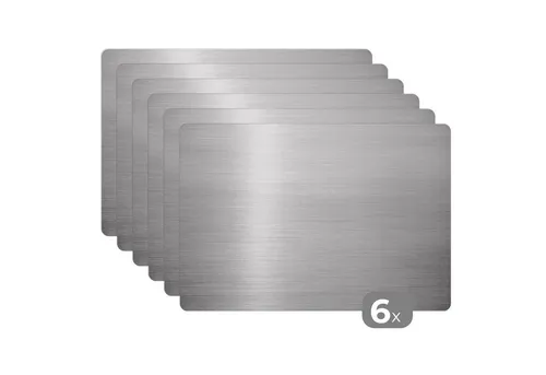 MuchoWow Platzset mit metallischem Hintergrund (6er Set) von MuchoWow