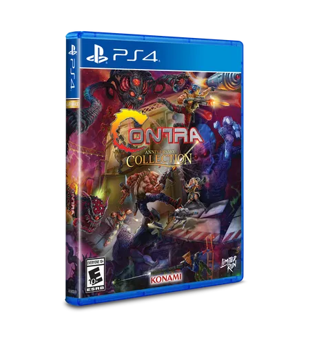 Contra Anniversary Collection - PS4 [US Version] - Games: Erlebe die legendäre Run-and-Gun-Serie mit zusätzlichen Inhalten wie einem digitalen Bonusbuch und exklusiven Interviews – Action für Solo- oder Co-Op-Spieler!