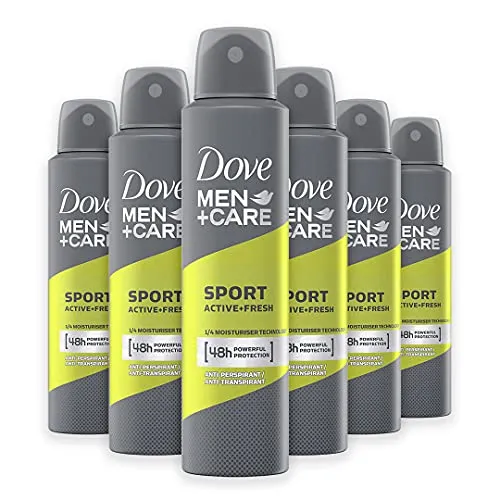 Dove Men + Care Sport Deo Active + Fresh 48h, 6x250ml von Dove