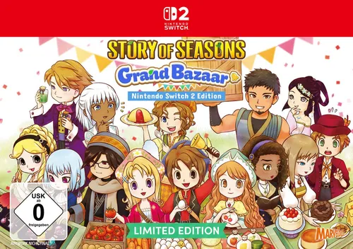 Story of Seasons: Grand Bazaar (Limited Edition) für Nintendo Switch - Simulationsspiel in limitierter Auflage, ideal für Fans der Story of Seasons-Serie. Erleben Sie spannende Bauernhof-Abenteuer auf Ihrer Nintendo Switch!