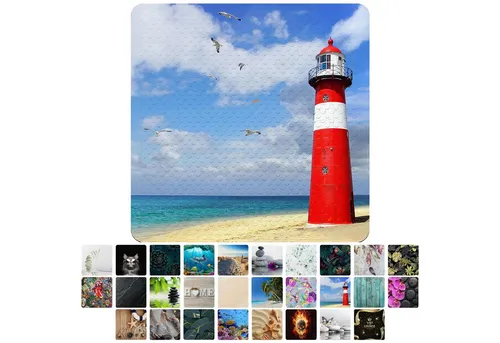 Sanilo Duschmatte Leuchtturm in blau von Sanilo