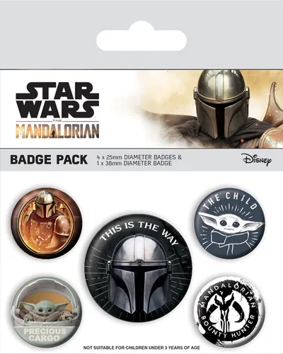 Star Wars The Mandalorian Anstecker Button Pin Abzeichen Brosche Anstecknadel