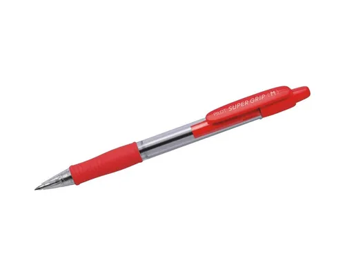 Pilot Pen Kugelschreiber Kugelschreiber Super Grip M BPGP-10R-M rot (12 Stück)