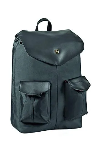 Wenger Business MarieJo Rucksack 39 cm - Schwarz-Blumenmuster - Laptop-Rucksack mit elegantem Blumenmuster, ideal für den geschäftlichen Alltag. Robustes Material und vielseitige Funktionen bieten Komfort und Stil.