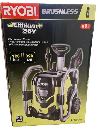 Ryobi 36V RPW36120HI Akku-Hochdruckreiniger 5in1 Düse Solo-Version BRUSHLESS OVP