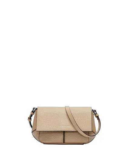 Liebeskind Berlin Women’s Lilly Heavy Pebble S Sandy Crossbody - Robuste Umhängetasche aus vollnarbigem Rindsleder, vielseitig als Clutch oder Umhängetasche nutzbar