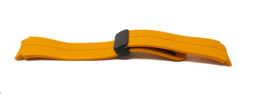 Armband 20 mm aus Silikon für Samsung Galaxy Watch 5 4 Smartwatch in Gelb