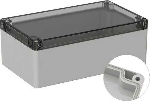 TRU COMPONENTS TC-9065484 Outdoor-Gehäuse - Wetterfestes Polycarbonat-Gehäuse in lichtgrau, ideal für den Außenbereich und schützt Ihre Elektronik zuverlässig.