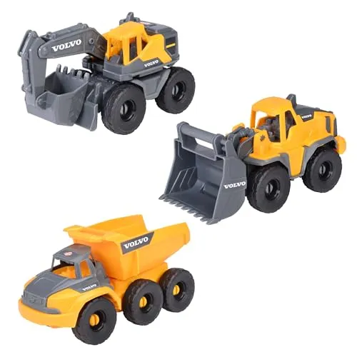 Dickie Toys Volvo Construction Set (je 16 cm) von Dickie Toys