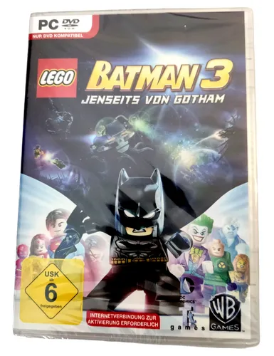 LEGO Batman 3 - Jenseits von Gotham PC Download - Abenteuer-Spiel für PC mit USK ab 6 Jahren, inkl. Produktschlüssel für sofortigen Download und Spielspaß mit Batman und Freunden!