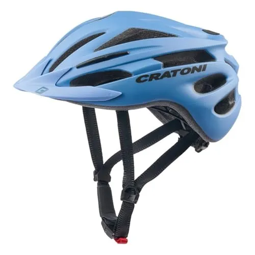 Cratoni Pacer Allroundhelm – Leichter Fahrradhelm für Touren (Blue, L-XL) - Optimaler Schutz und Komfort für Familienausflüge. Mit 20 Ventilationsöffnungen und waschbarem Polster für eine angenehme Fahrt.