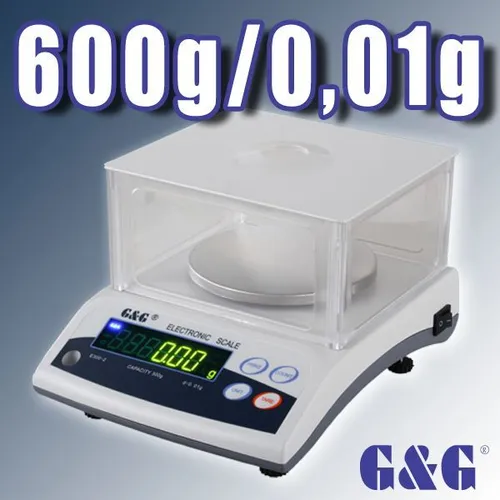 600g/0,01g Präzisionswaage Laborwaage Digital-waage E