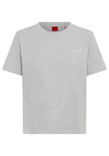 HUGO T-Shirt mit rundem Ausschnitt, regular fit, toniges Markenlogo