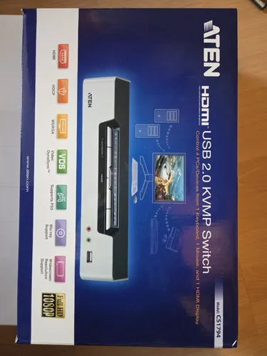 ATEN CubiQ CS1794 USB 2.0 HDMI KVMP Switch von ATEN