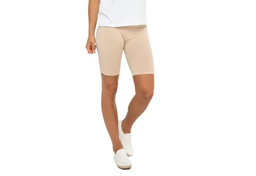 celodoro Shorts Damen Kurzleggings Stretch-Jersey Radlerhose aus Baumwolle