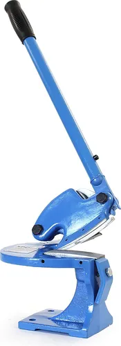 XPOtool Handhebelschere mit gebogener Klinge 100mm - Handwerker-Scheren für präzise Schnitte in Edelstahl, Baustahl und Aluminium. Robuste Konstruktion mit 440 mm Hebelarm für müheloses Schneiden und angenehmem Griff.